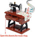 Vintage Music Box Mini Sewing Machine